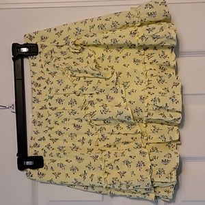 Yellow Girls Skirt